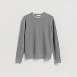 Reserved - Svetr s bavlnou - středně šedá - 212FT-85M - 212FT-85M-XL