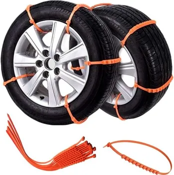 Sněhové řetězy Hadex Sněhové řetězy jednorázové zimní protiskluzové pásky 10 ks