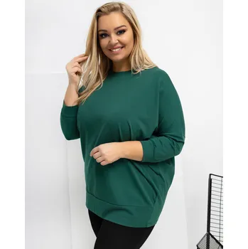 Dámská halenka Halenka RV BZ A1075.96 tmavě zelená jedna velikost