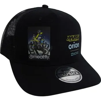 Kšiltovka Meatfly kšiltovka MRG Trucker Black | Černá | Velikost One Size