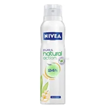 Nivea Pure & Natural Action Jasmín Woman deospray 150 ml