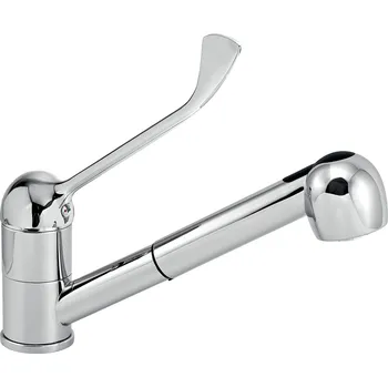 Vodovodní baterie Dřezová teleskopická baterie lékařská páka Titania Lux chrom