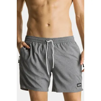 Pánské plavky Pánské plavky Atlantic KMB-215 - výprodej Barva: Šedá, Velikost: L