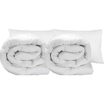 přikrývka Komfort Peach set přikrývky a polštáře 2x 140 x 200, 2x 70 x 90 cm