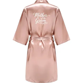 Dámský župan Best Fashion Saténový dámský župan pro svatební přípravy Velikost: 4XL, Barva (Varianta): As the photo show 3