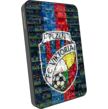 Powerbanka Picasee Powerbanka s MagSafe 5 000 mAh Šedá - FC Viktoria Plzeň A