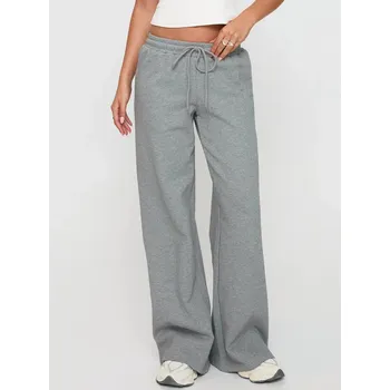 Dámské kalhoty Best Fashion Dámské volné kalhoty s vysokým pasem Velikost: M, Barva (Varianta): Šedá
