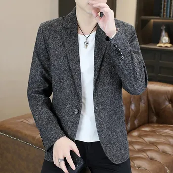 Pánské sako Best Fashion Pánské elegantní sako pro společenské příležitosti Velikost: L, Barva (Varianta): Šedá