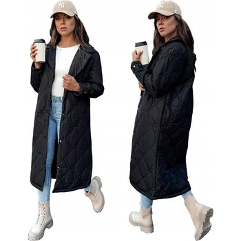 Dámský kabát DStreet dámský kabát černý bez kapuce TY4378z velikost M