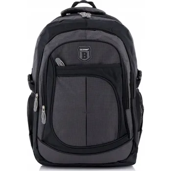 Městský batoh Šedý Batoh do Práce Pánský Velký 30L Sportovní Voděodolný Bag Street Z95