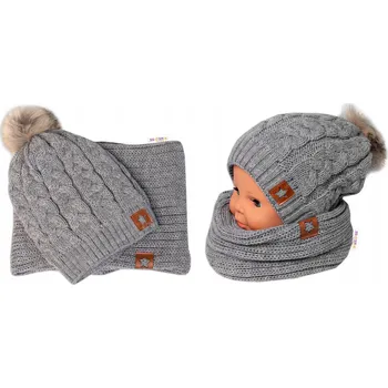 Čepice Baby Nellys Zimní kojenecká čepice, velikost 104