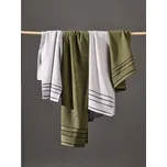 Sinsay - Bavlněný ručník s pruhy - šedá - 367GS-09X - 367GS-09X-ONE