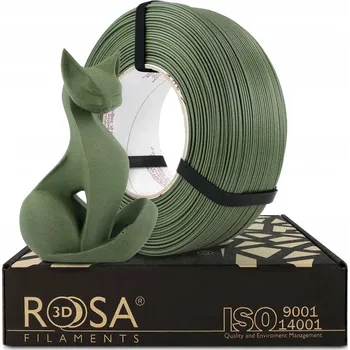 3D tisk 3D FILAMENT Refill PLA-CF Matná olivově zelená 1,75 mm 1 kg
