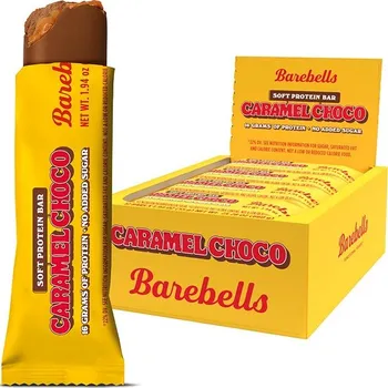 Fitness Barebells Soft Protein tyčinka karamel s čokoládou 12 x 55 g