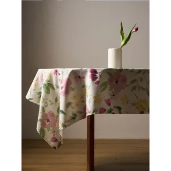 Stolování Sinsay - Ubrus s květinovým motivem - pastelová růžová - 060IO-03X - 060IO-03X-ONE