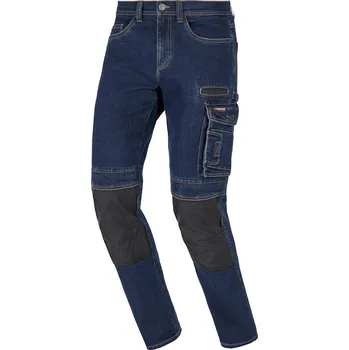 Pánské kalhoty PARKSIDE PERFORMANCE® Pánské džínové pracovní kalhoty (tmavě modrá, 50 (34/32))