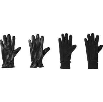 Rukavice esmara® Dámské kožené rukavice Černá 7 - 8