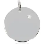 Zlatnictví Helios Zlatý medailon z bílého zlata s Diamantem