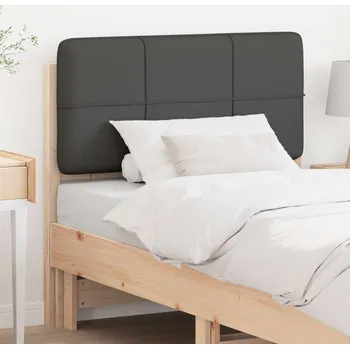 Čalouněné čelo postele s čelo Hnědá a tmavě šedá 80 cm