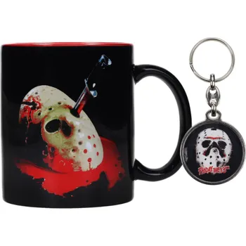 Dárkový set Friday The 13th Hrnek s klíčenkou