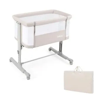 Dětská postýlka Dětská postýlka a kolébka 3 v 1 BC10258BE, béžová - B COSTWAY