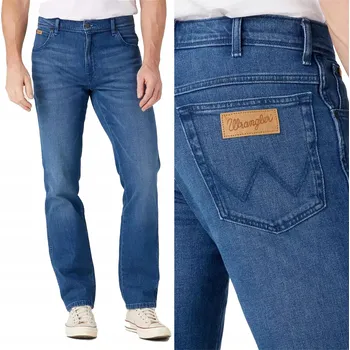 Pánské džíny Wrangler Texas pánské džíny rovného střihu, velikost 31/32
