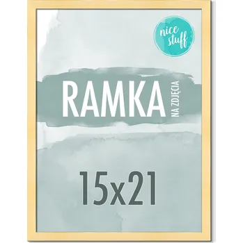 Obraz RÁMEČEK NA FOTOGRAFIE 15x21 A5 RÁMEČKY NA FOTOGRAFIE 21x15 MDF ZLATÉ