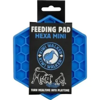 lízací podložka Lízací podložka KIWI WALKER Hexa Mini modrá 14x12cm