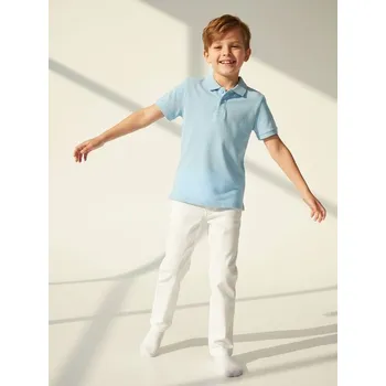 Chlapecká mikina Sinsay - Polo - světle modrá - 795EY-50X - 795EY-50X-140