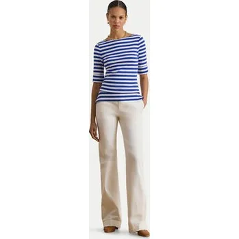 Oblečení a móda LAUREN RALPH LAUREN Halenka 200P03750002 Modrá Slim Fit XXL