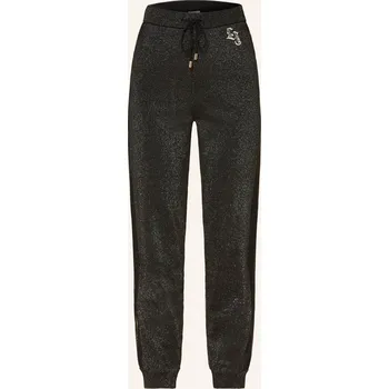 Dámské oblečení Liu Jo Dámské Pletené Kalhoty S Třpytivou Přízí A Pruhy,...