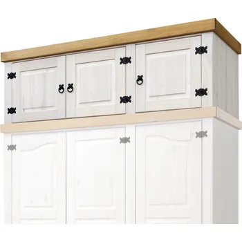 Jídelní set Nástavec 3dveřový Corona borovice bílý