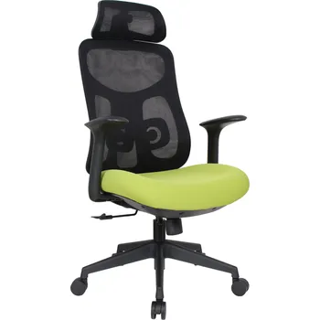 Kancelářské křeslo, zelená/černá, SULIVAN