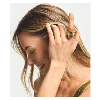 Módní doplněk Fossil Hodinky Raquel Watch Ring ES5411 Zlatá OS