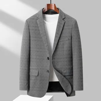 Pánské sako Best Fashion Pánské elegantní společenské sako na oslavy a práci Velikost: M, Barva (Varianta): Šedá