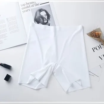 Dámské kraťasy Best Fashion Dámské tenké ochranné šortky pod sukni s elastickým pasem Velikost: 4XL, Barva (Varianta): Bílá