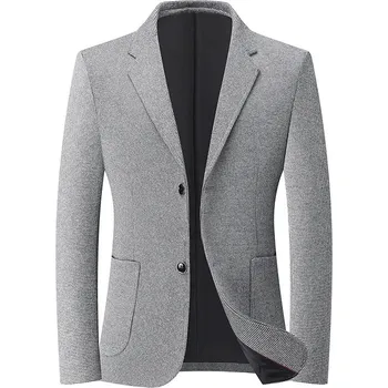 Best Fashion Pánské elegantní společenské sako pro slavnostní akce Velikost: L, Barva (Varianta): Šedá