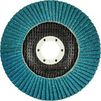 Brusný kotouč GRAPHITE Lamelový kotouč 125 x 22,2 mm, K36, zirkon, 57H840