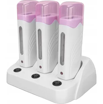 Přípravek na depilaci a epilaci OHŘÍVAČ VOSKU DUO PRO DEPILACI TĚLA V ROLÍCH ROLL-ON NA 3 NÁPLNĚ