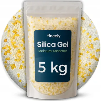 Pohlcovač vlhkosti SILIKAGEL gel křemičitý absorbér vlhkosti s indikátorem 5 kg 2-5mm