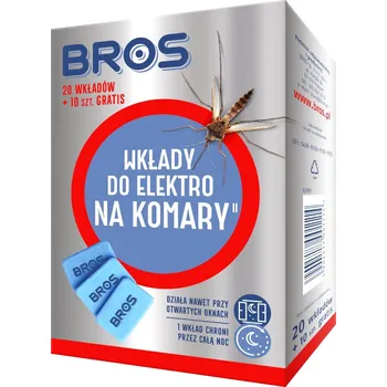 Bros náplně do elektro proti komárům 20 ks + 10 dárek