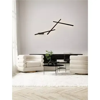 Nástěnné svítidlo LED černé nástěnné svítidlo Lyb 19