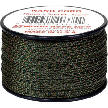Vybavení pro přežití ARM 36 NANOCORD 0,75mm. 300' Woodland NC04-WOODLAND