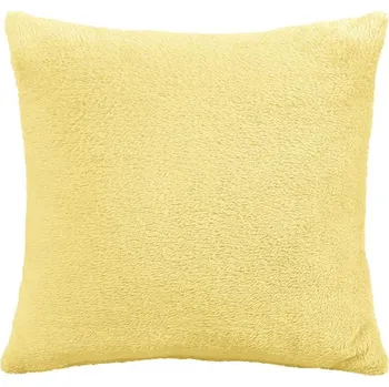 Dekorativní polštářek Polštářek Mazlík - 38x38cm sv.žlutá