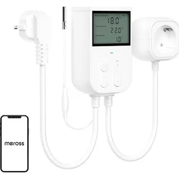 Termostat Meross Zásuvkový termostatický regulátor teploty MTS960HK (HomeKit)