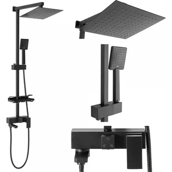 Sprchový set Rea Jack sprchový set s baterií, black, REA-P7009