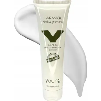 Vlasová regenerace Regenerační maska na barvené vlasy Young Balance Green Tea 150 Ml
