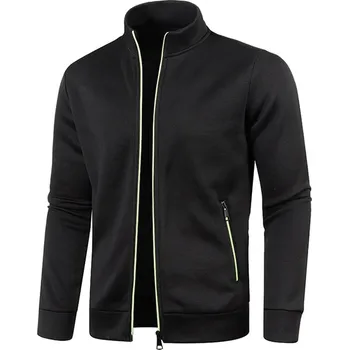 Pánský svetr Pánský cardigan na zip Barva: Černá, Velikost: XL