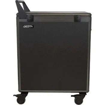 Notebook DICOTA - Vozík (pouze nabíjení) - pro 14 notebooků - uzamykatelný - hliník - stříbrná - velikost obrazovky: až do 16" -