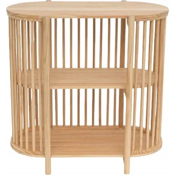 Obývací pokoj Regál Homla SENSUS 80 cm x 80 cm x 45 cm, odstíny hnědé